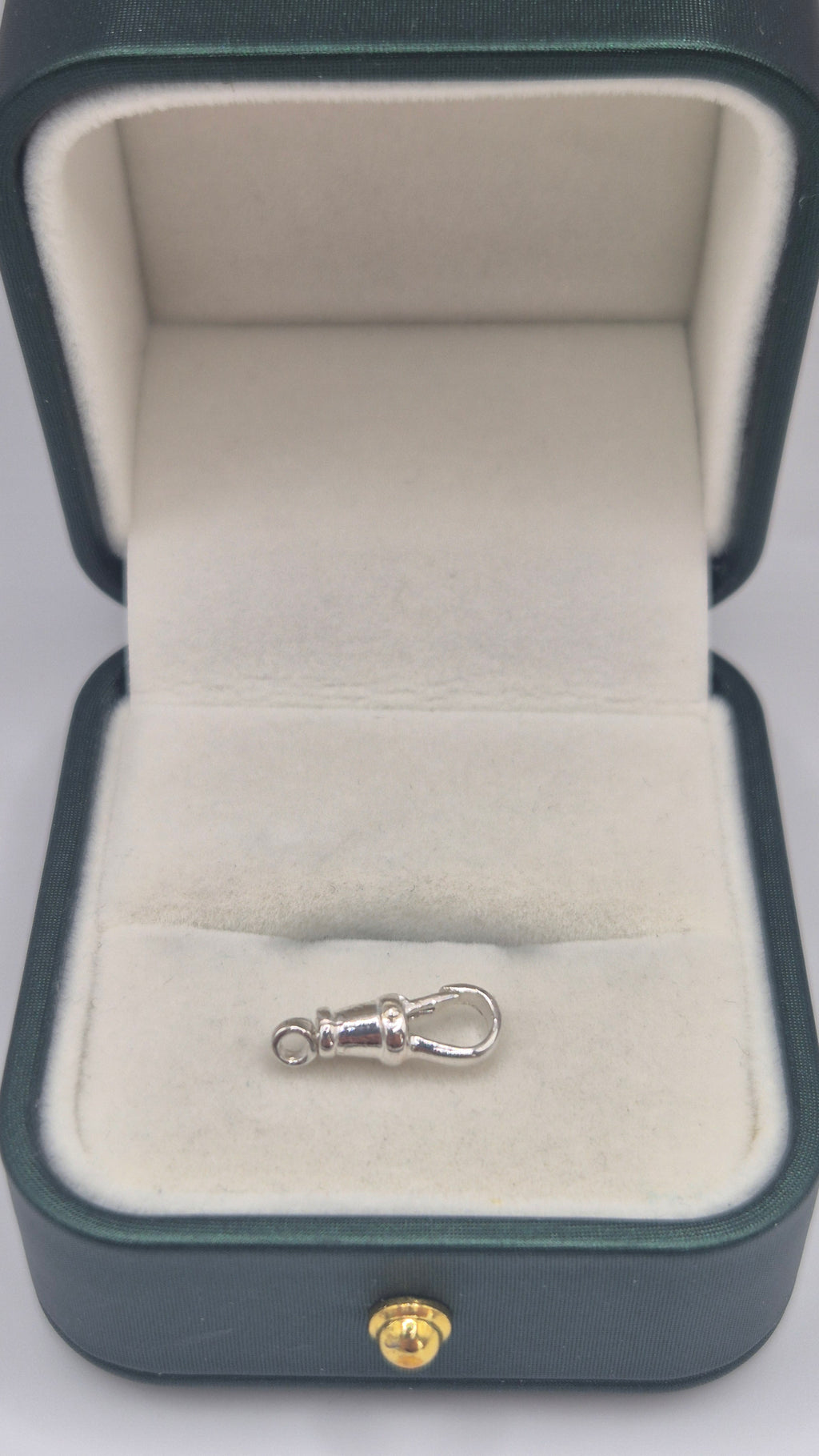 Silver swivel dog clip 18mm