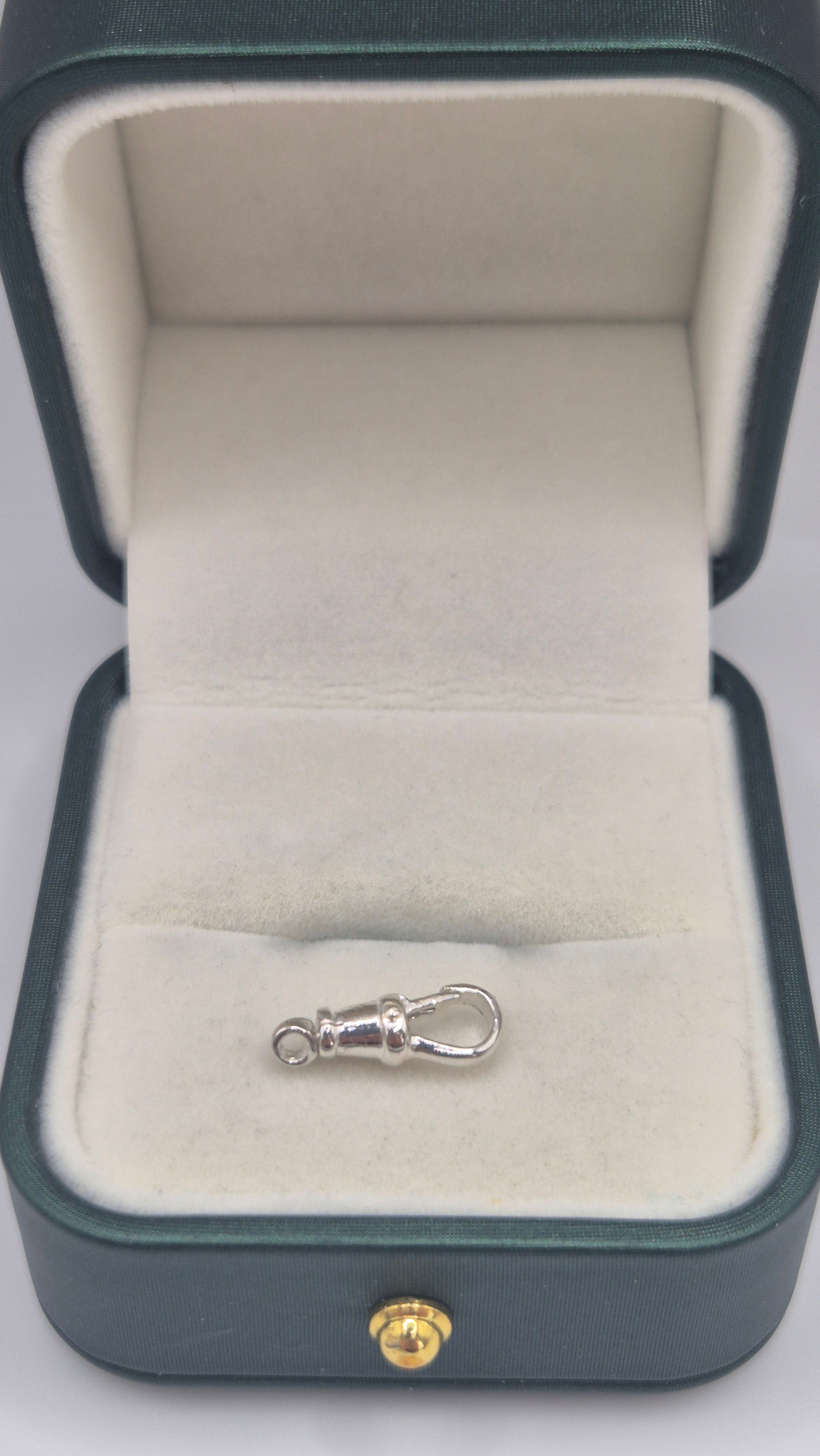 Silver swivel dog clip 18mm