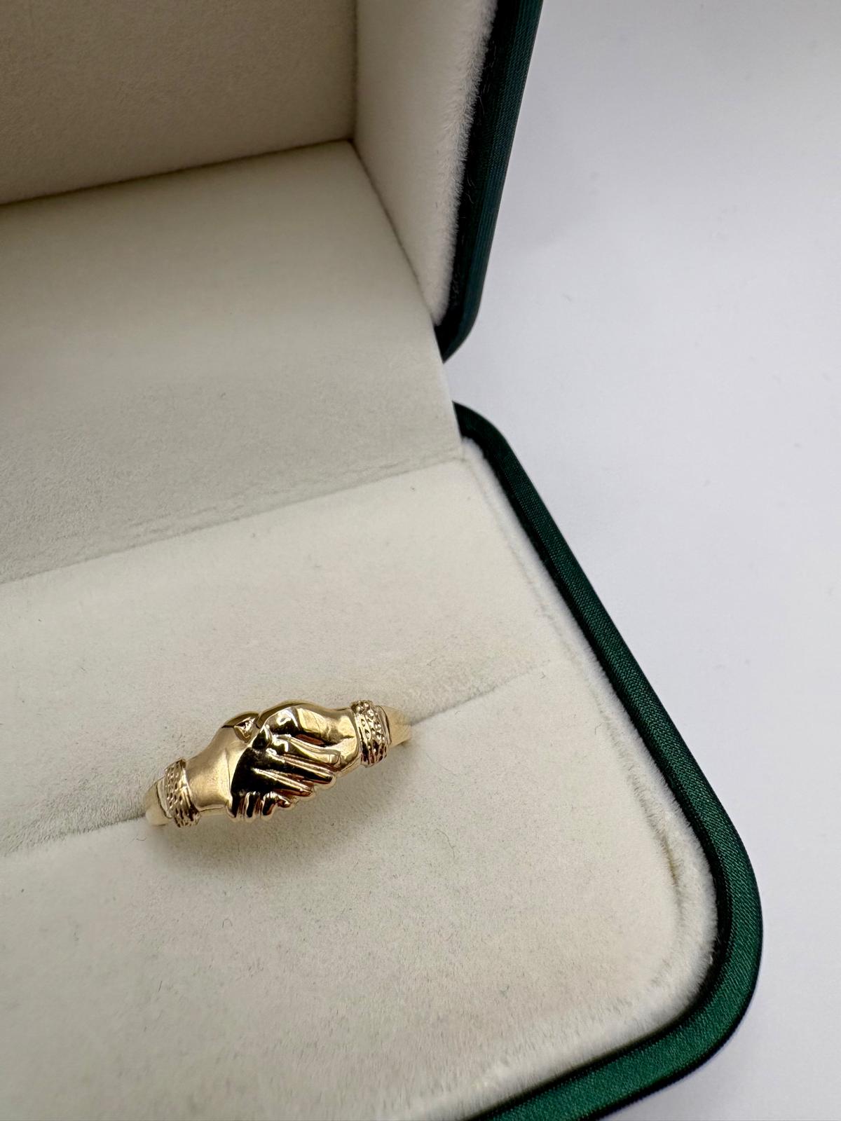 9ct gold friendship ring