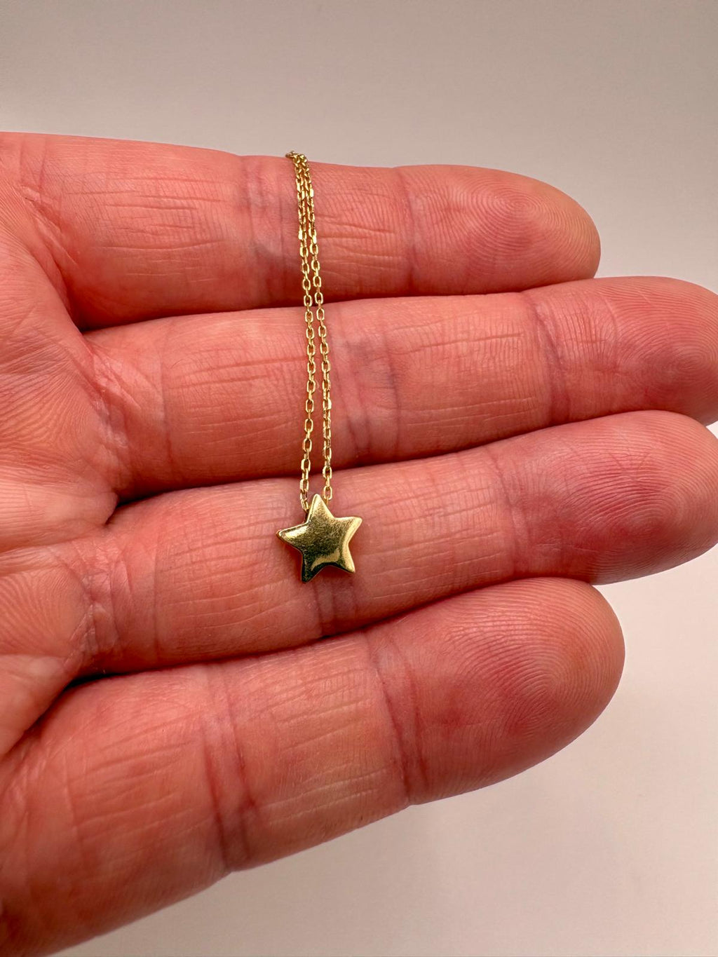 9ct gold star bracelet