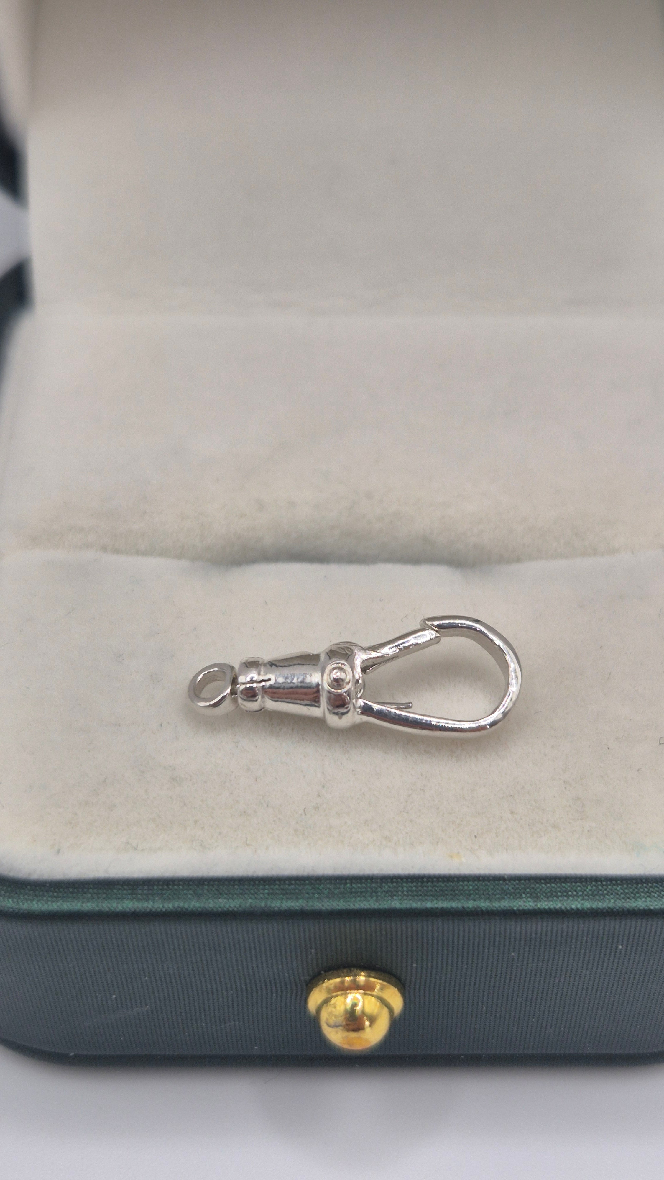 Silver swivel dog clip 20mm