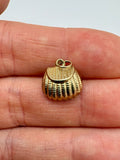 9ct gold purse charm